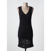 SALSA - Robe mi-longue noir en acrylique - Femme - Taille 38 - Modz