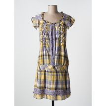 2 TWO - Robe mi-longue violet en coton - Femme - Taille 36 - Modz