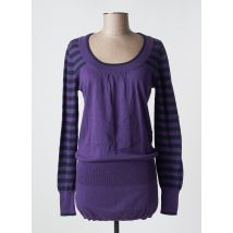 2 TWO - Pull violet en coton - Femme - Taille 34 - Modz