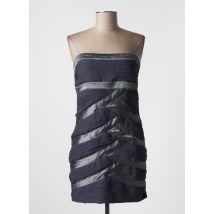 PEPE JEANS - Robe mi-longue violet en polyester - Femme - Taille 38 - Modz