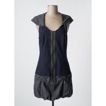 LOLA ESPELETA - Tunique manches courtes bleu en coton - Femme - Taille 38 - Modz