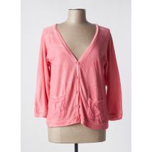 BLEND - Gilet manches longues rose en coton - Femme - Taille 42 - Modz