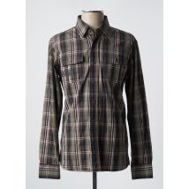 BLEND - Chemise manches longues vert en coton - Homme - Taille S - Modz