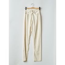 CIMARRON - Pantalon droit beige en tencel - Femme - Taille 32 - Modz