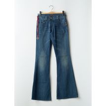 STONE AGED - Jeans bootcut bleu en coton - Femme - Taille W25 - Modz