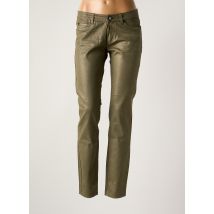 SET - Pantalon slim vert en coton - Femme - Taille 34 - Modz