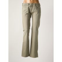 NOTIFY - Jean coupe flare vert en coton - Femme - Taille W30 - Modz