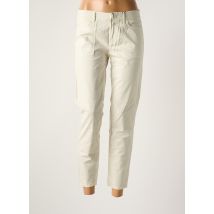 SET - Pantalon 7/8 beige en coton - Femme - Taille 34 - Modz