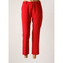 LIU JO - Pantalon 7/8 rouge en coton - Femme - Taille 46 - Modz