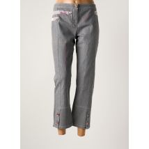 OHDD - Pantalon 7/8 gris en coton - Femme - Taille 42 - Modz