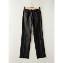 ELO - Pantalon droit noir en polyester - Femme - Taille 36 - Modz