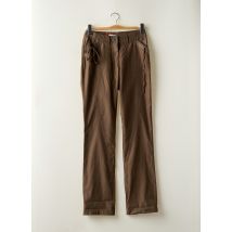 SALT & PEPPER - Pantalon droit marron en polyester - Femme - Taille 36 - Modz