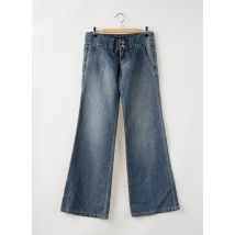 FREEMAN T.PORTER - Jean coupe flare bleu en coton - Femme - Taille W25 - Modz