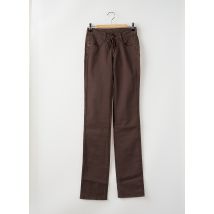 PEPITO MICORAZON - Pantalon slim marron en coton - Femme - Taille W27 - Modz