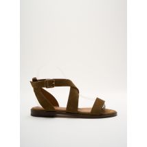 RIVECOUR - Sandales/Nu pieds vert en cuir - Femme - Taille 36 - Modz