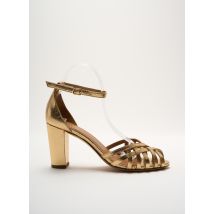 RIVECOUR - Sandales/Nu pieds or en cuir - Femme - Taille 40 - Modz