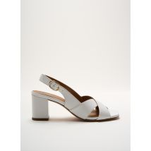 RIVECOUR - Sandales/Nu pieds blanc en cuir - Femme - Taille 36 - Modz