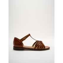 RIVECOUR - Sandales/Nu pieds marron en cuir - Femme - Taille 36 - Modz