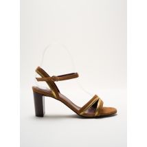 AVRIL GAU - Sandales/Nu pieds or en cuir - Femme - Taille 36 - Modz