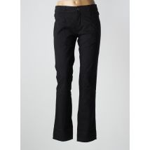 R867 - Pantalon slim noir en coton - Femme - Taille 38 - Modz