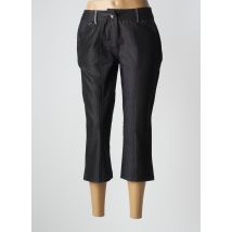 SALT & PEPPER - Pantacourt noir en coton - Femme - Taille 40 - Modz