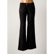 SALT & PEPPER - Jean coupe flare noir en lin - Femme - Taille 38 - Modz