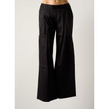 ONE STEP - Pantalon droit noir en coton - Femme - Taille 38 - Modz