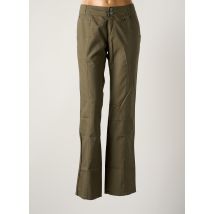 SALT & PEPPER - Jeans coupe droite vert en coton - Femme - Taille 42 - Modz