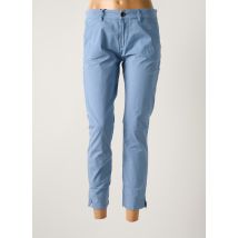 TRUE NYC - Pantalon chino bleu en coton - Femme - Taille W29 - Modz