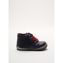 BELLAMY - Bottillons bleu en cuir - Garçon - Taille 18 - Modz