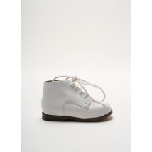 CLOTAIRE - Bottillons blanc en cuir - Fille - Taille 18 - Modz