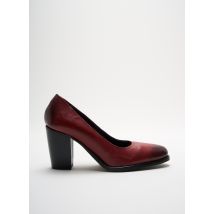 ADIGE - Escarpins rouge en cuir - Femme - Taille 35 - Modz