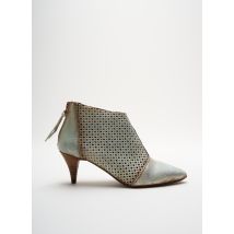 LITTLE ...LA SUITE - Bottines/Boots argent en cuir - Femme - Taille 35 - Modz