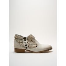 SEE YOU JANE - Bottines/Boots blanc en cuir - Femme - Taille 41 - Modz