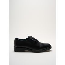 CAFE NOIR - Derbies noir en cuir - Femme - Taille 36 - Modz