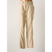 SALT & PEPPER - Pantalon droit beige en coton - Femme - Taille 44 - Modz