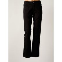 R867 - Pantalon droit noir en coton - Femme - Taille 40 - Modz