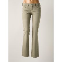 NFY - Jeans coupe slim vert en coton - Femme - Taille W28 - Modz