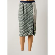 NICE THINGS - Jupe mi-longue bleu en viscose - Femme - Taille 44 - Modz