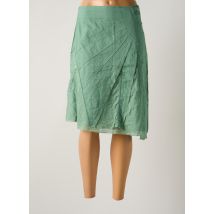 2 TWO - Jupe mi-longue vert en coton - Femme - Taille 38 - Modz