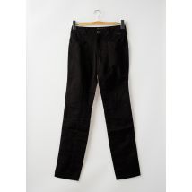 R867 - Pantalon slim noir en coton - Femme - Taille 36 - Modz