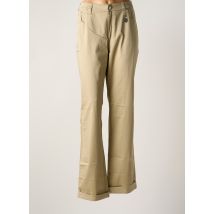 ARMANI - Pantalon droit beige en coton - Femme - Taille W34 - Modz