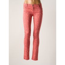 BLU ERIN - Pantalon slim rose en coton - Femme - Taille W27 - Modz