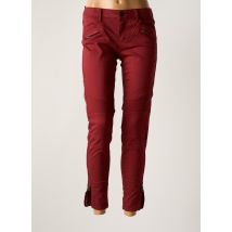 CORLEONE - Pantalon 7/8 rouge en coton - Femme - Taille W29 - Modz
