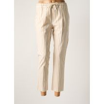 TRUE NYC - Pantalon 7/8 beige en coton - Femme - Taille W29 - Modz