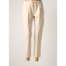 TRUE NYC - Pantalon 7/8 beige en coton - Femme - Taille W27 - Modz