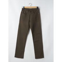 JOST - Pantalon droit marron en coton - Homme - Taille 38 - Modz
