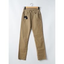 JOST - Pantalon droit beige en coton - Homme - Taille 38 - Modz