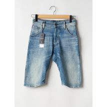 G STAR - Bermuda bleu en coton - Homme - Taille W27 - Modz