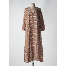 ATTIC AND BARN - Robe longue marron en viscose - Femme - Taille 40 - Modz